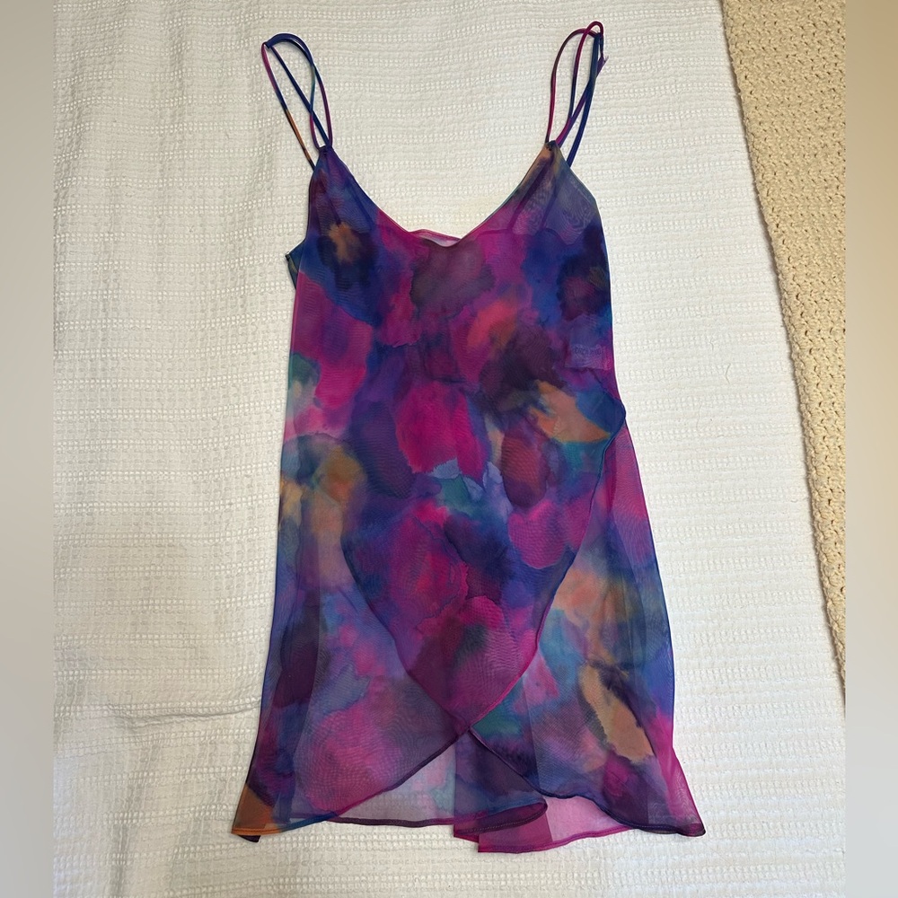 Vintage Sheer Slip Dress / Cover up